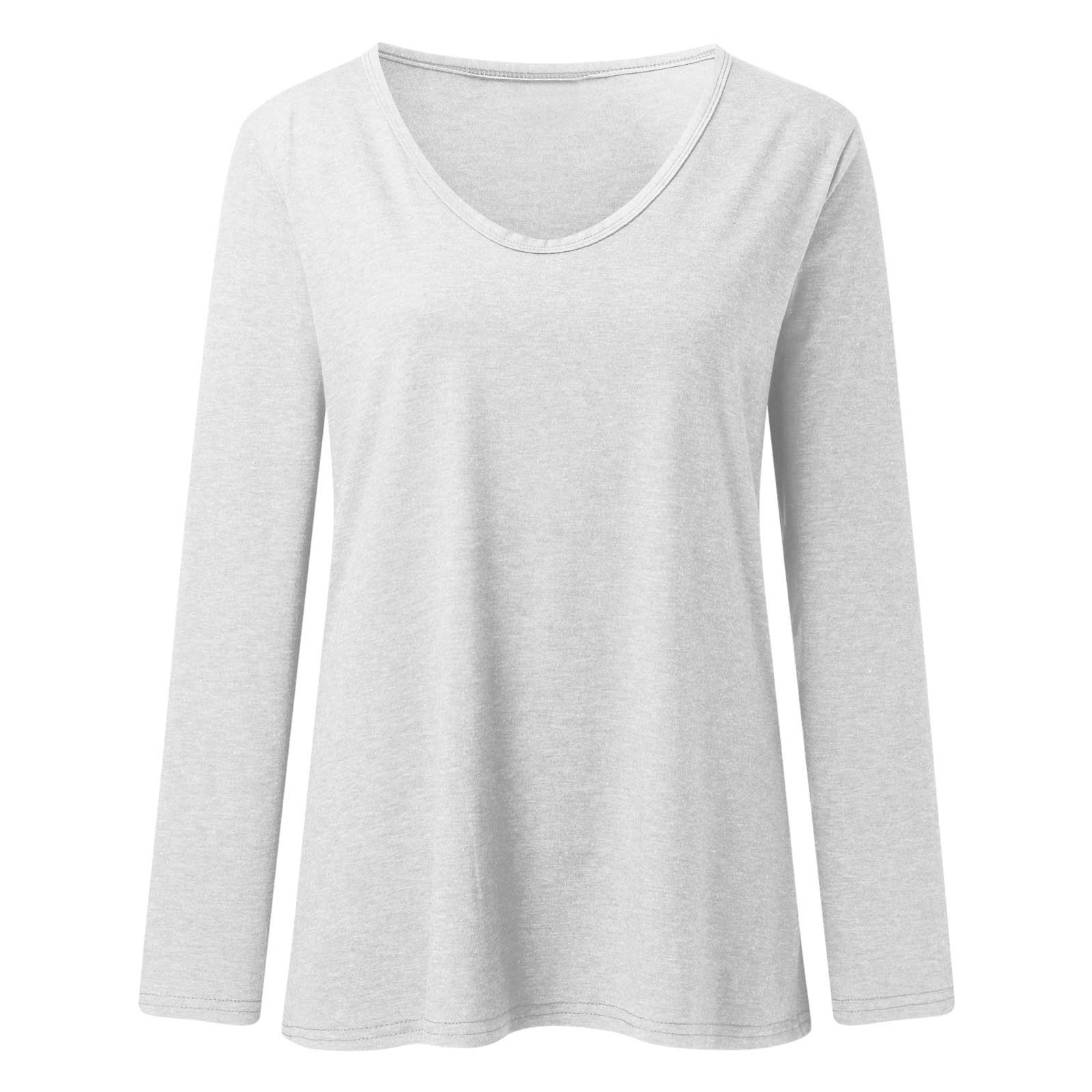thumbnail image 4 of Top de manga larga con hombros al aire para mujer - Blusa con tirantes y corte asimétrico - Poliéster y spandex - Tallas S-XXXL, 4 of 4